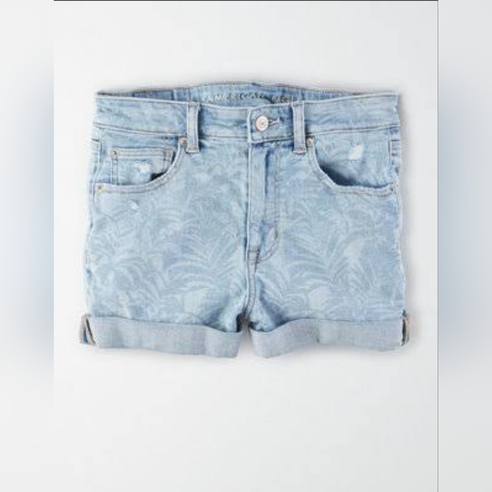 American Eagle Super Hi-Rise Patterned Shorts